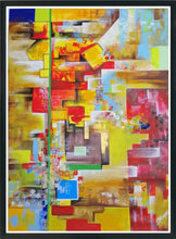 Cargar imagen en el visor de la galería, cuadro de arte moderno colorido