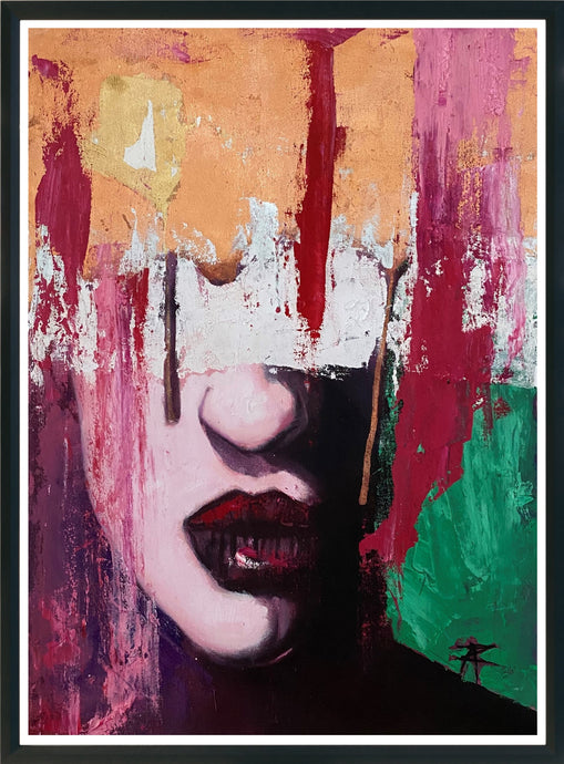 labios mujer rostro arte moderno