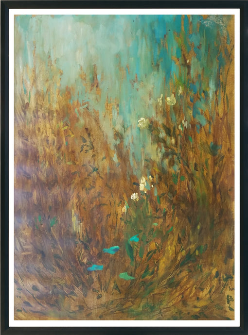 pintura decorativa de flores silvestres