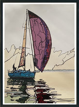 Cargar imagen en el visor de la galería, cuadro moderno cuadro decorativo barco